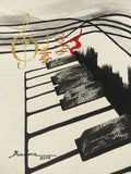 Bits 'n Pieces Series | Piano with Red