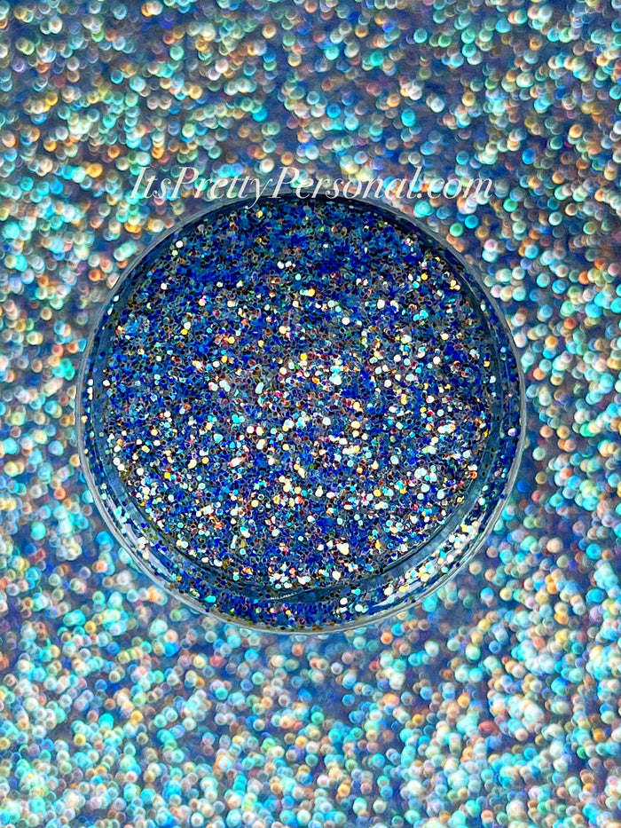 “Blueclipse” - Platinum Pastels Collection- Extreme Sparkle Blue