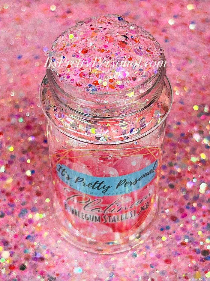 “Bubblegum Stardust XL” - Platinum Pastels Collection- Extreme Sparkle Pink XL