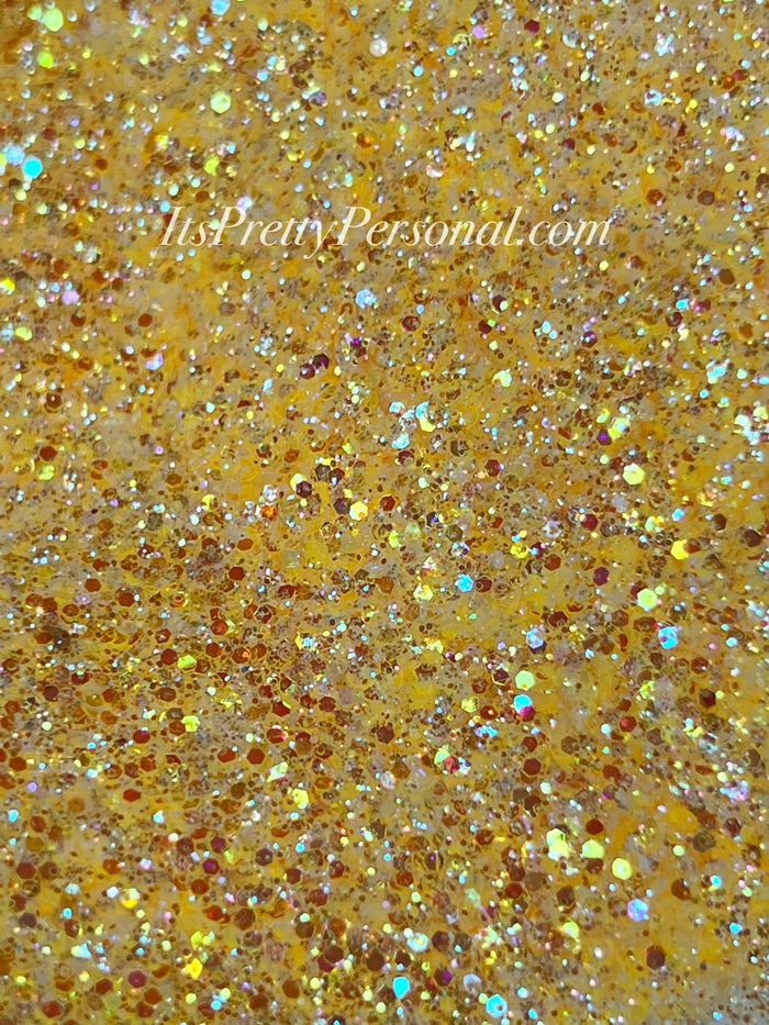 “Buttercream DIAMOND” - Platinum Pastels Collection- Extreme Sparkle Warm Yellow