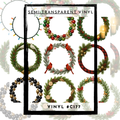 #C177- SEMI-TRANSPARENT Grid Sheet Helper-Christmas Frames -12x12 Pattern Vinyl