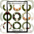 #C178- SEMI-TRANSPARENT Grid Sheet Helper- Cat Christmas Frames -12x12 Pattern Vinyl