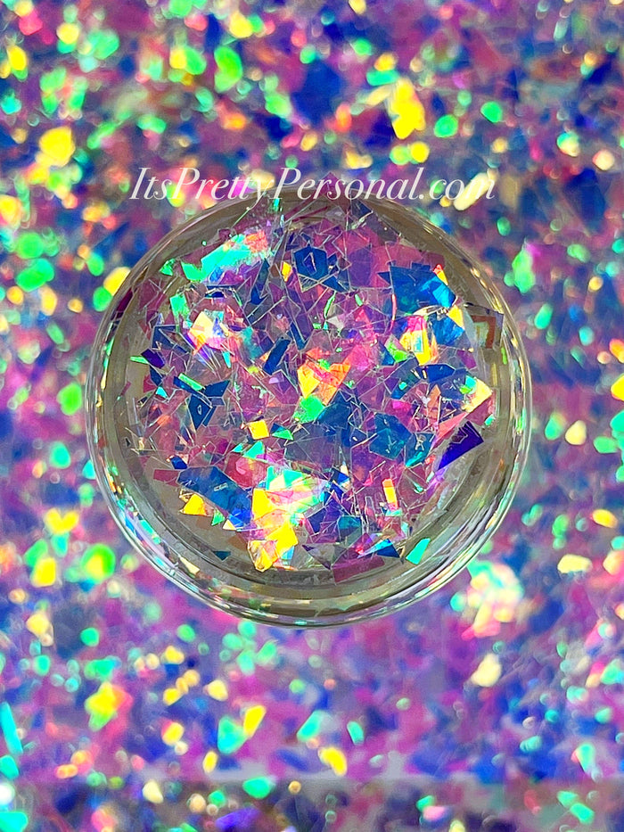 "CLOUD NINE OPAL"- Shattered Opal Glitter (more pink + blue mix)