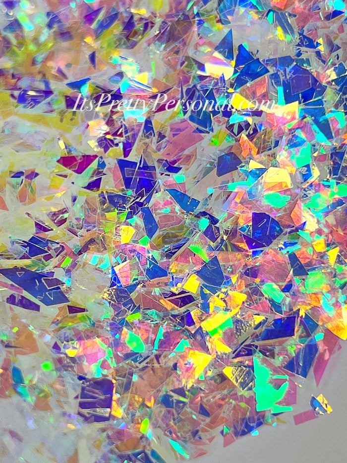 "CLOUD NINE OPAL"- Shattered Opal Glitter (more pink + blue mix)