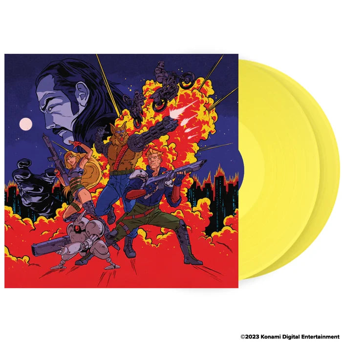 Contra: Hard Corps (Original Video Game Soundtrack) - KONAMI Kukeiha Club (2xLP Yellow Vinyl Record)