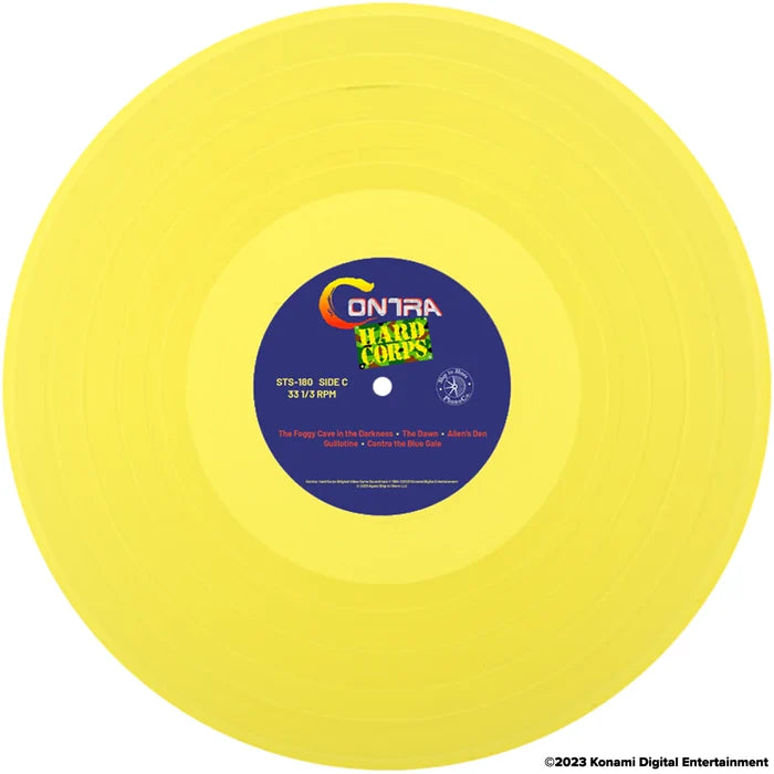 Contra: Hard Corps (Original Video Game Soundtrack) - KONAMI Kukeiha Club (2xLP Yellow Vinyl Record)