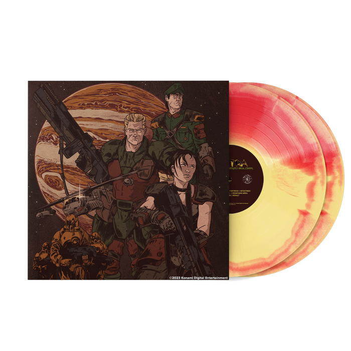 Contra: Shattered Soldier (Original Video Game Soundtrack) - Konami Kukeiha Club (2xLP Vinyl Record) - Yellow and Orange