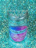 “Cosmo Teal Spark” - Platinum Pastels Collection- Extreme Sparkle Teal