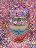"Cotton Candy Crown XL"- Princess Glitter Collection Light Pink