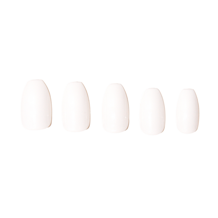 Instant Mani Daisy white press-on nails