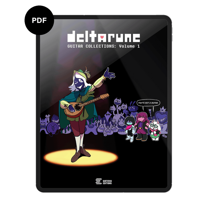 DELTARUNE Guitar Collections: Volume 1 (Digital Sheet Music Book)