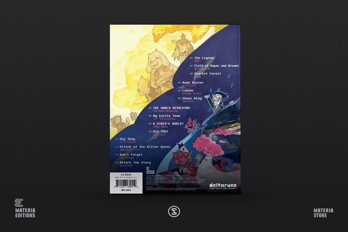 DELTARUNE Piano Collections, Volume 1 (Sheet Music Book)