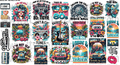 DESIGN #17- 80's Retro UV DTF Decal Gang Sheet 22"x12"