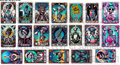 DESIGN #28- Tarot Cards Option 2 UV DTF Decal Gang Sheet 22"x12"