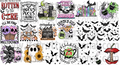 DESIGN #30- CSC Spooky UV DTF Decal Gang Sheet 22"x12"