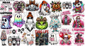 DESIGN #46- Spooky But Cute - UV DTF Decal Gang  Sheet 22"x12"