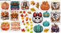 DESIGN #48- Fall Feels - UV DTF Decal Gang  Sheet 22"x12"
