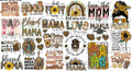 DESIGN #5- Motherhood UV DTF Decal Gang Sheet 22"x12"