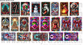 DESIGN #51- Christmas Tarot Cards - UV DTF Decal Gang  Sheet 22"x12"