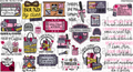 DESIGN #56- Book Club Mystery Crime- UV DTF Decal Gang  Sheet 22"x12"