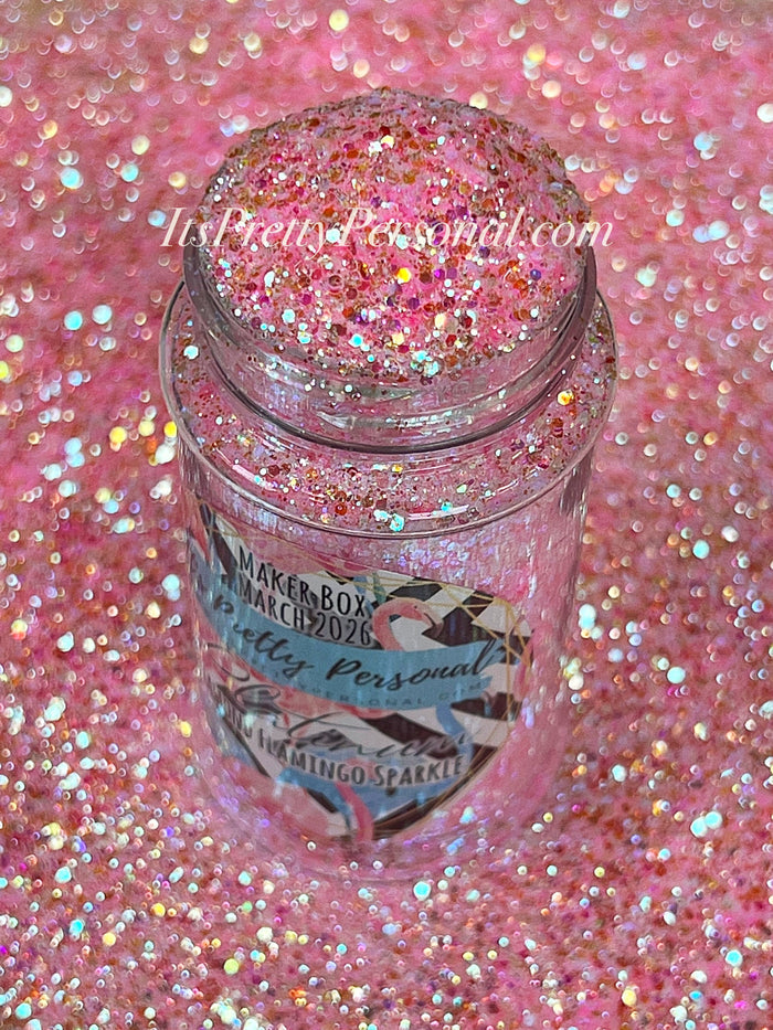 “DIAMOND Flamingo Sparkle” - Platinum Pastels Collection-  Extreme Sparkle  Pink (Maker Color March 2026)
