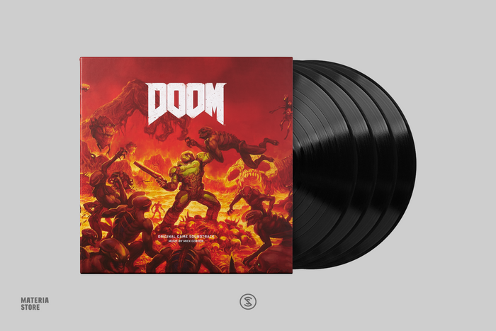 DOOM (Original Game Soundtrack) - Mick Gordon (5th Anniversary Standard Edition 4xLP Vinyl Record Box Set)