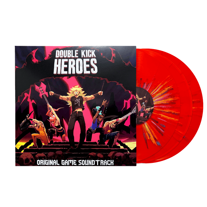 Double Kick Heroes (Original Game Soundtrack) - elmobo (3xLP Vinyl Record)