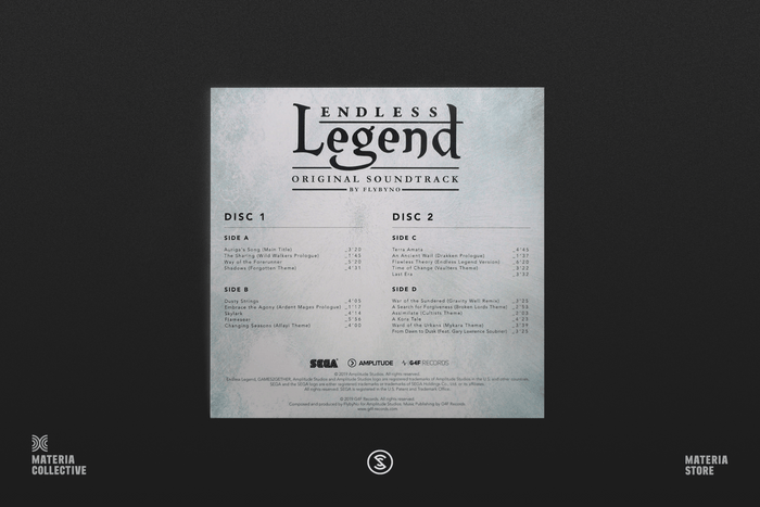 Endless Legend (Original Game Sountrack) - FlybyNo (2xLP Vinyl Record)