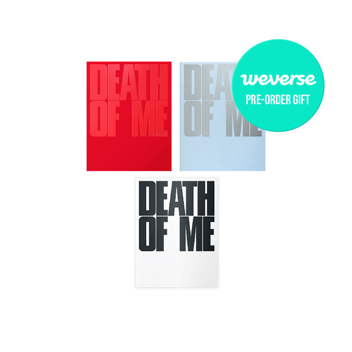 EVAN - 1st Mini Album DEATH OF ME [ STANDARD Ver SET. + WEVERSE Ver. ]