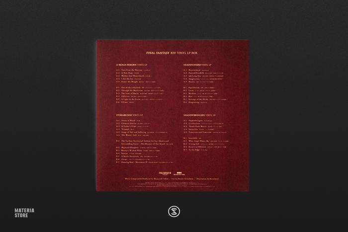 Final Fantasy XIV Vinyl LP Box (5xLP Vinyl Record Box Set)