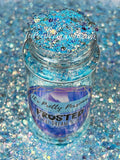 “Glacial Dream Blue XL”- FROSTED Glitter Collection Light Blue