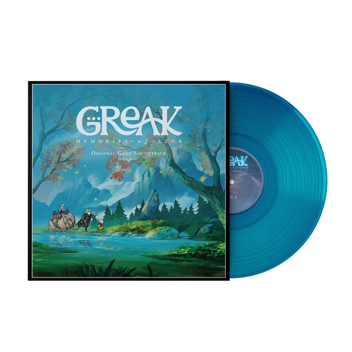 Greak: Memories of Azur (Original Game Soundtrack) (1xLP Sea Blue Vinyl Record)