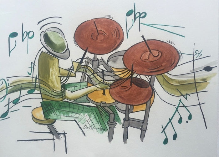 Green Drummer