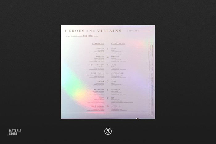 Heroes and Villains - Select Tracks from the Final Fantasy Series - SET (4xLP Vinyl Record)