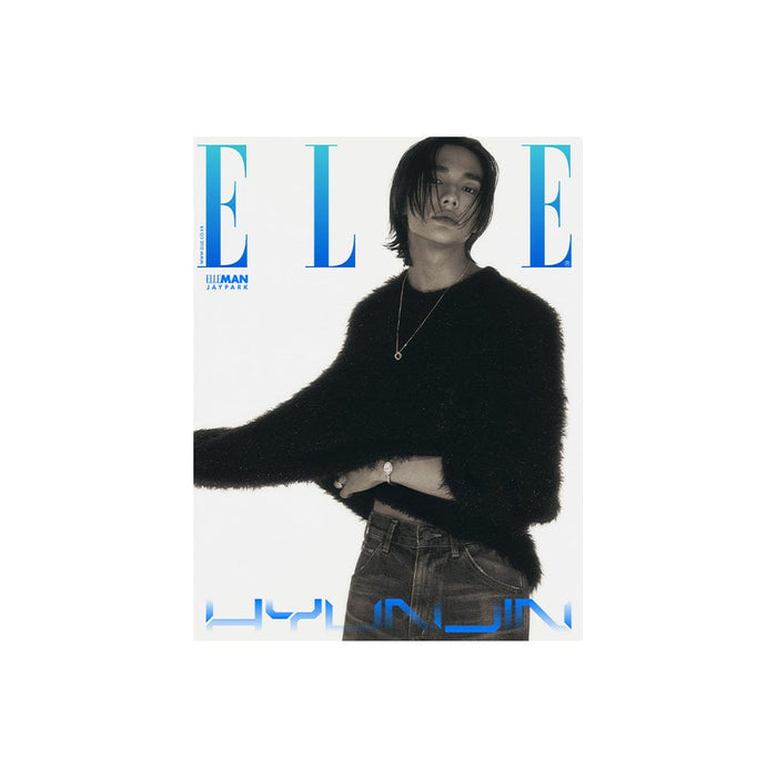 Stray Kids Magazine B HYUNJIN - ELLE Magazine Cover HYUNJIN (May 2024)