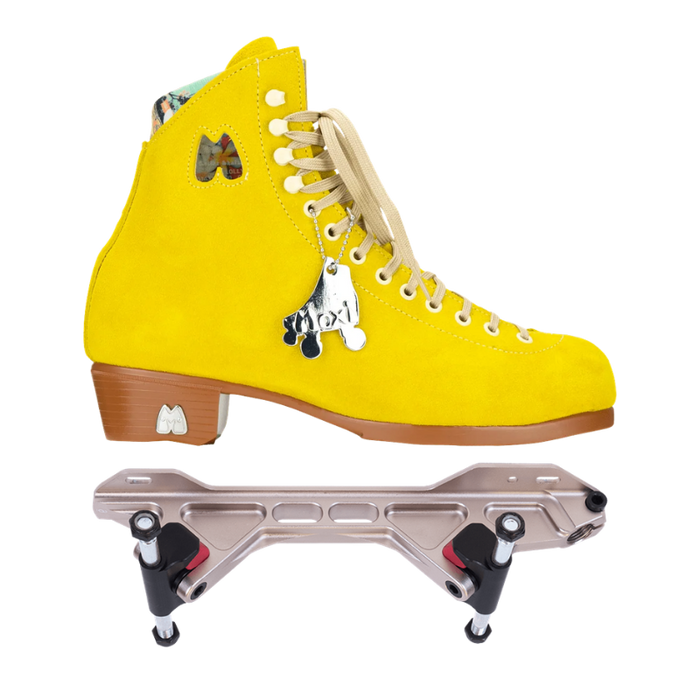 In Stock - Moxi Skates - Pineapple Lolly Size 7 Pre-Drilled  - Boots Only