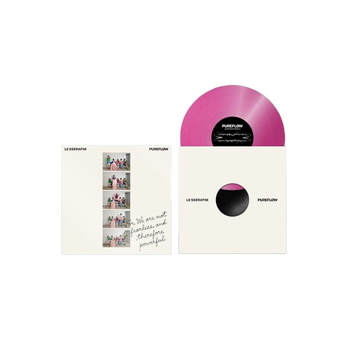LE SSERAFIM ALBUM Hot Pink Glitter Ver. LE SSERAFIM - 2nd Studio Album PUREFLOW pt. 1 (Vinyl)
