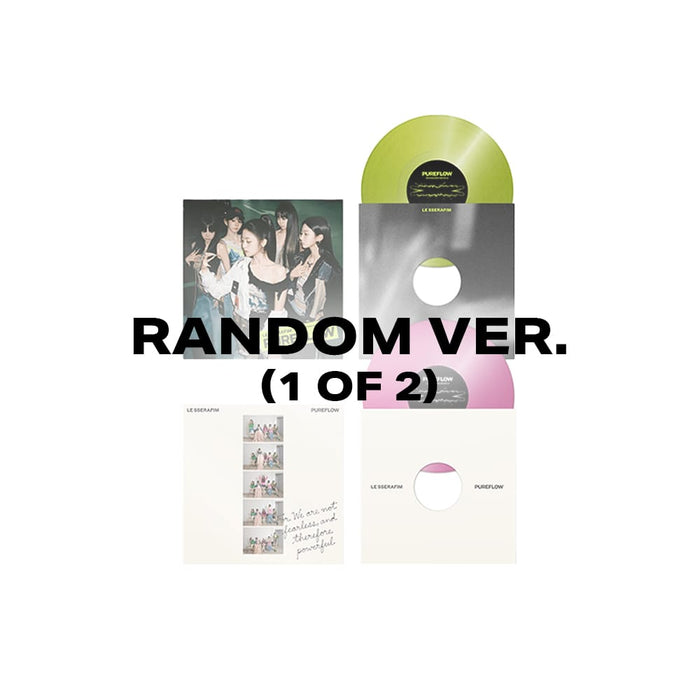 LE SSERAFIM ALBUM 1 Random LE SSERAFIM - 2nd Studio Album PUREFLOW pt. 1 (Vinyl)