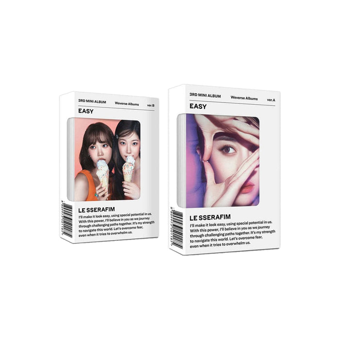 LE SSERAFIM ALBUM LE SSERAFIM - 3rd Mini Album EASY (Weverse Album Ver.)
