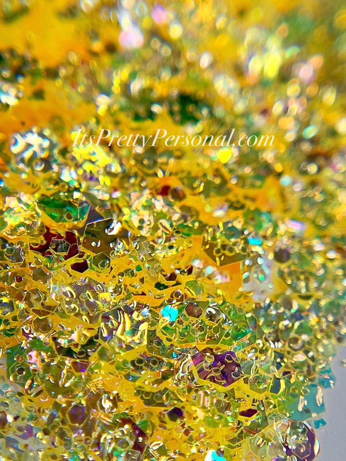 “Limoncello XL Yellow”- FROSTED Glitter Collection