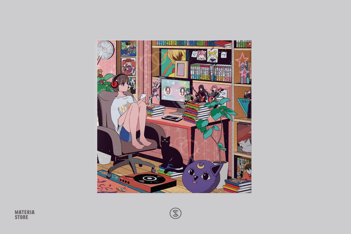 LoFi Anime - Grey October Sound (1xLP Vinyl Record)