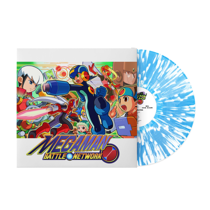 Mega Man Battle Network (Original Video Game Soundtrack) - Akari Kaida (1xLP Vinyl Record) [Blue/White Splatter Varinat]