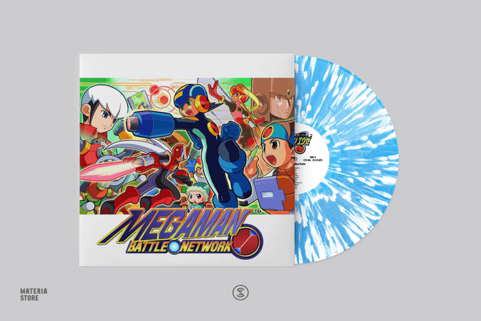 Mega Man Battle Network (Original Video Game Soundtrack) - Akari Kaida (1xLP Vinyl Record) [Blue/White Splatter Varinat]