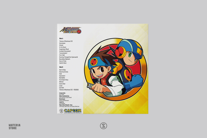 Mega Man Battle Network (Original Video Game Soundtrack) - Akari Kaida (1xLP Vinyl Record) [Blue/White Splatter Varinat]