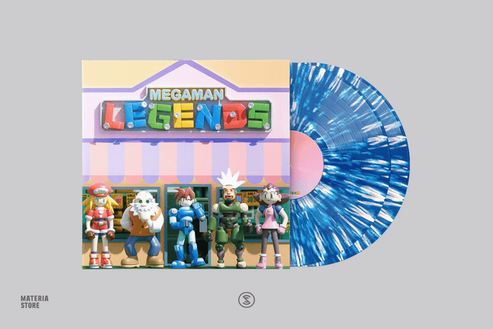 Mega Man Legends (Original Video Game Soundtrack) - Capcom Sound Team (1xLP Vinyl Record) [Blue Splatter Variant]