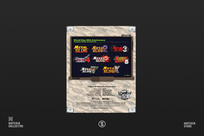Metal Slug: 30th Anniversary (Complete Game Soundtrack) - SNK Sound Team (8x Compact Disc Box Set)