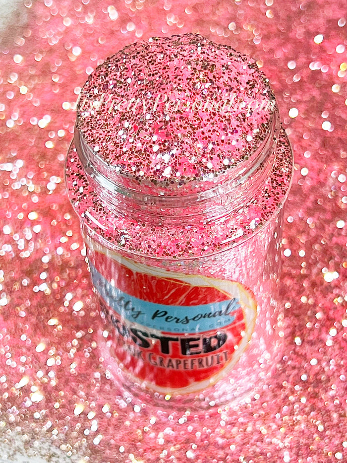 “MICRO Pink Grapefruit”- FROSTED Glitter Collection