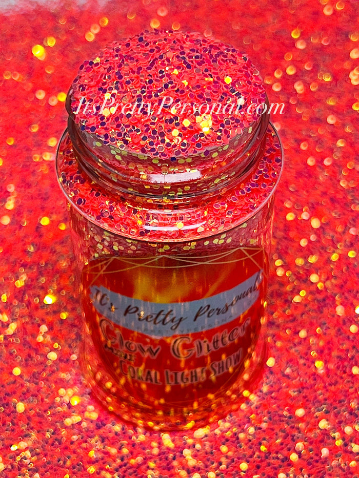 “MINI CORAL Light Show”-GLOW Glitter-Mini Cut (Medium Cut)