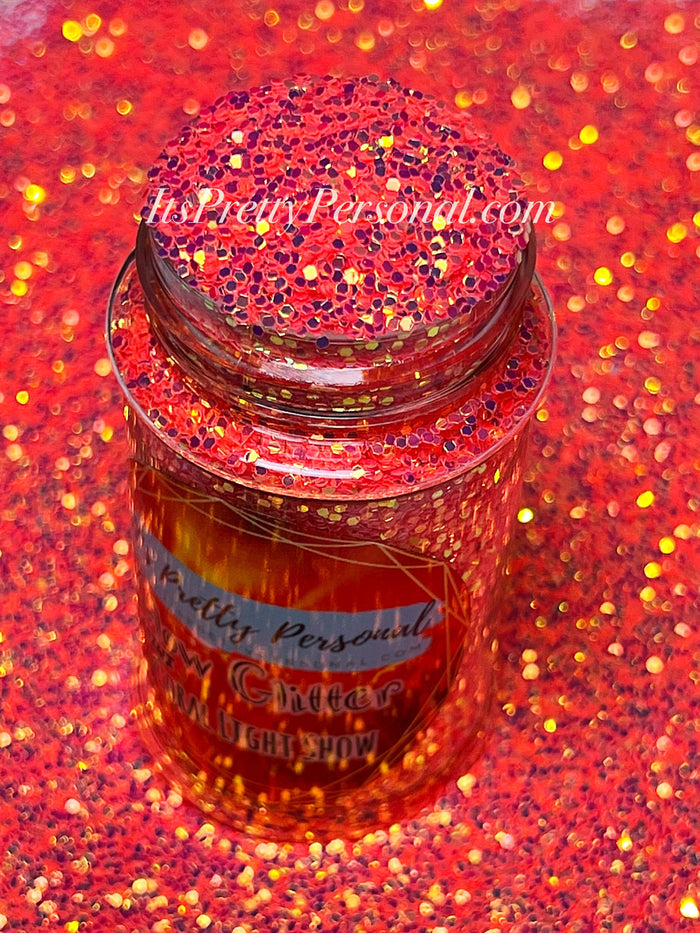 “MINI CORAL Light Show”-GLOW Glitter-Mini Cut (Medium Cut)