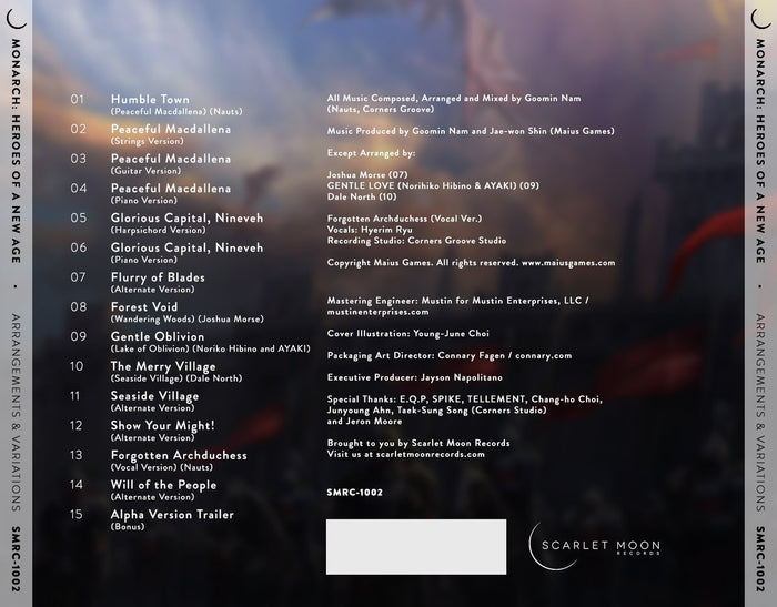 Monarch: Heroes Of A New Age Arrangements & Variations (Limited Print Physical Cd) Compact Disc